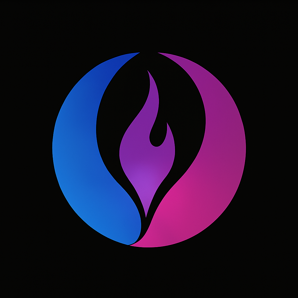 Fate’s original blue and pink logo